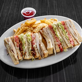 Roasted Turkey Club (Hand)